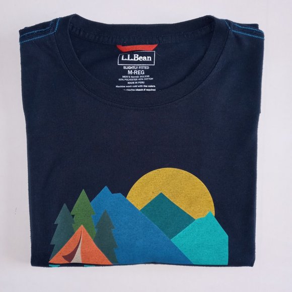 L.L. Bean slightly fitted awesome graphic T-shirt - Picture 7 of 7